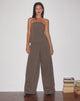 Image of Salisu Hose mit weitem Bein in Tailoring Taupe