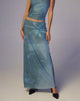 Bild von Nola Maxirock in Lumen Floral Blau