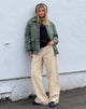 Bild von Roomy Extra Wide Jeans in Cord Light Tan