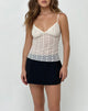 Image of Marinda Cami Top aus Spitze Creme