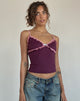 Image of Marjorie Riemchen-Top in Smooth Slinky Berry