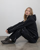 Image of Max Hoodie in Schwarz mit Nieten