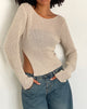 Image of Mazie Pullover in Natur