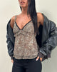Bild von Melinda Rüschen-Cami-Top aus Chiffon Leopard