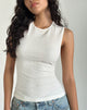 Bild von Mohala Top in Crinkle Ivory