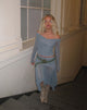 Bild von Nauri Mesh Bardot Top in Blau Grau