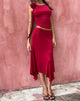Bild von Cinta Low Rise Midirock in Rot