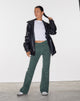 Bild von MOTEL X OLIVIA NEILL Bootleg Jeans in Cord Grün