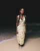 Bild von Lasanda Maxi-Satin-Kleid in Bohemian Floral Gelb