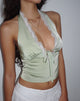 Bild von Mutsuki Neckholder-Top aus Satin Mint