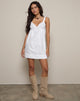 Bild von Melda Tea Mini Dress aus Popeline Weiß