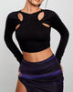Bild von Cajsa Crop Top in Schwarz