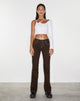 Bild von Low Rise Bootleg Jeans in Bitter Chocolate