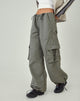Bild von MOTEL X JACQUIE Fabio Wide Leg Cargo Hose in Grau