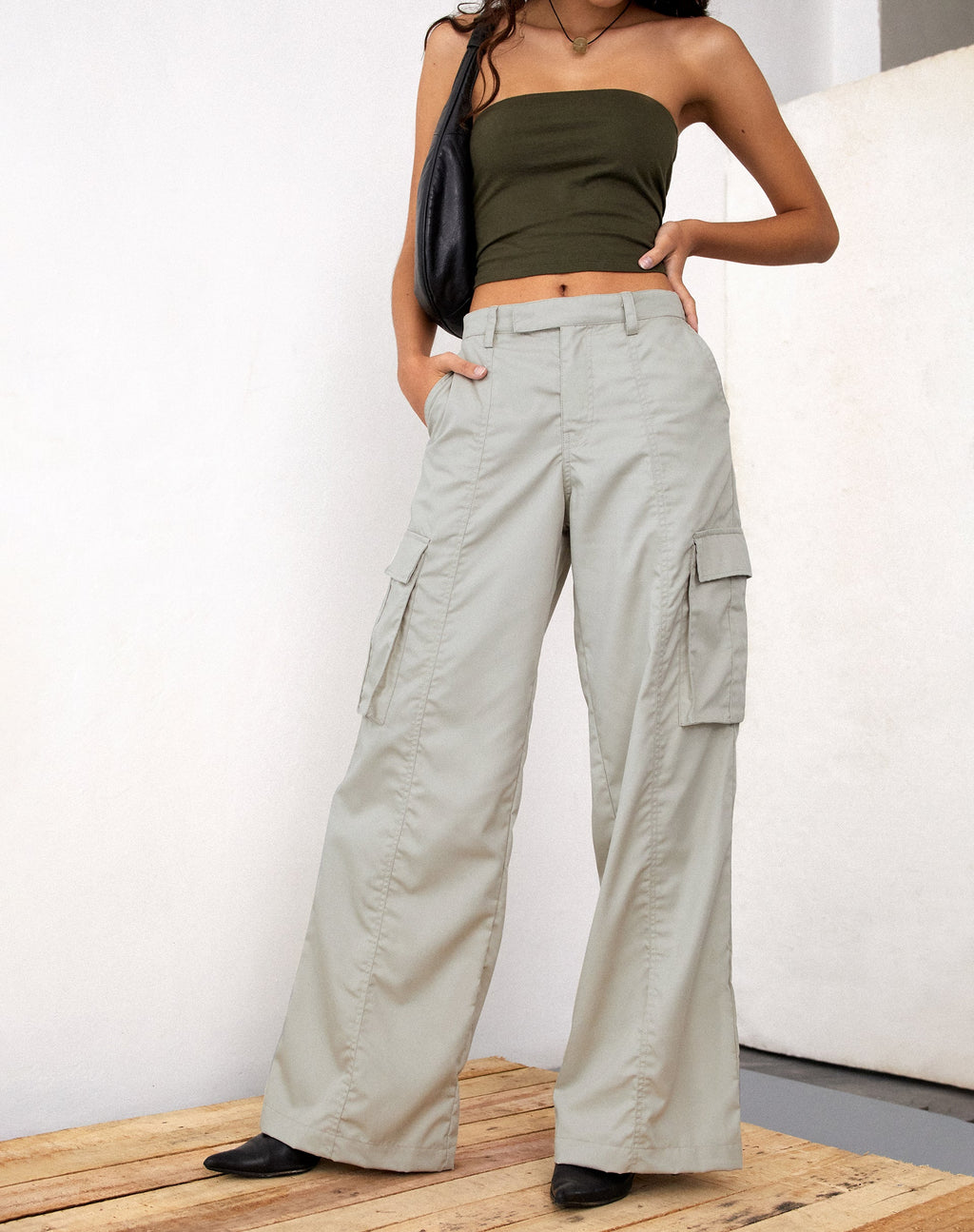 Calix Cargo-Hose mit weitem Bein in Hafer