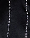 Krepp Schwarz Hotfix Diamante