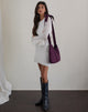 Image of Nagisa Tasche mit Schleifengriff in Oxblood