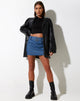 Bild von Naka Mini Rock in Tailoring Denim