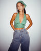 Bild von Nanda Crop Top in Paisley Fun Grün