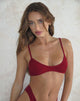 Bild von Nichi BH in Rippe Burgundy