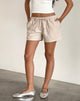 Abbildung: Nico Leinen Short in Ecru
