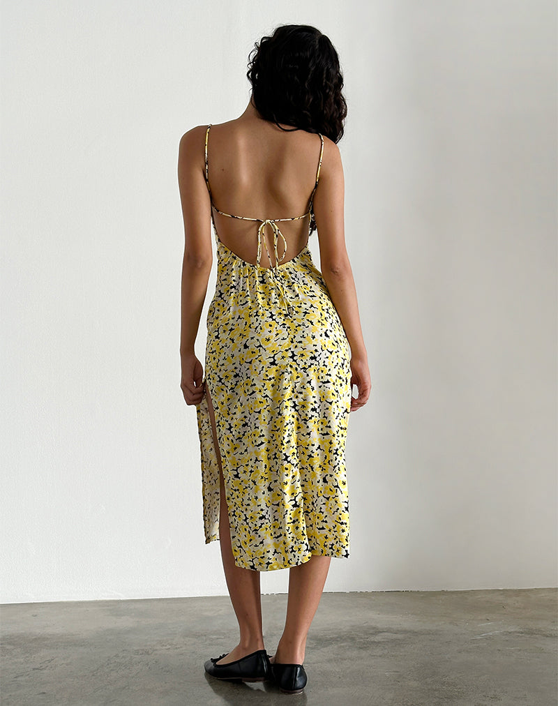 Nosita Midikleid in Sunflower Pop Gelb