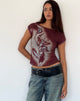 Image of Nova Top aus Lumen Mesh Braun