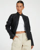 Image of Olivia Jacke aus PU Schwarz