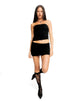 Bild von Minase Asymmetrisches Bandeau-Top in Schwarz