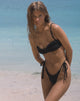 Image of Lentra Bikiniunterteil in Broderie Schwarz mit Rüsche