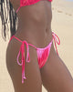 Bild von Leyna Bikini Bottom in Pink Watercolour