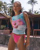 Bild von Leyna Bikiniunterteil in Rosa mit Perlen
