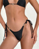 Image of Lentra Bikiniunterteil in Schwarz mit Herzperle