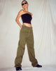 Bild von Parallel Jeans in Militärgrün