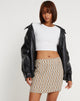 Bild von Pelmo Minirock in Preppy Geo Brown