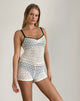 Bild von Piliya Playsuit aus Krisan Lace Ivory