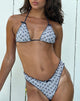 Image of Pumyla Bikini-Oberteil mit floralen Streifen und Schleifen