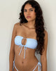 Bild von Racola Bikini-Oberteil in Blau Gingham