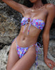 Bild von Leyna Bikini Bottom in Washed Out Floral Violett