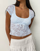 Abbildung des Rada Tops in Lace Ice Blue