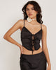 Abbildung von Rahela Top in Satin Black
