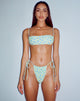 Bild von Leyna Bikiniunterteil in Ditsy Flower Lime Blue