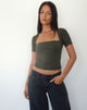 Bild von Requa Crop Top in Olive