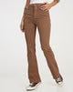 Image von Bootleg Jeans in sattem Braun