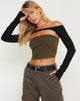 Bild von Eloa Shrug Top in Schwarz
