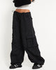 Bild der Fabio Cargo-Hose mit weitem Bein in Schwarz