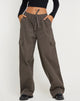 Bild der Geona Wide Leg Cargo Trouser in Dunkelgrau