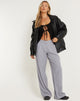 Abbildung der Hondra Wide Leg Trouser in Hellgrau