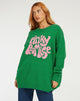 Image of Lulees Pullover in Grün Pinky Promise