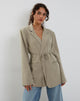 Bild von Mayta Tie Waist Blazer in Tailoring Taupe